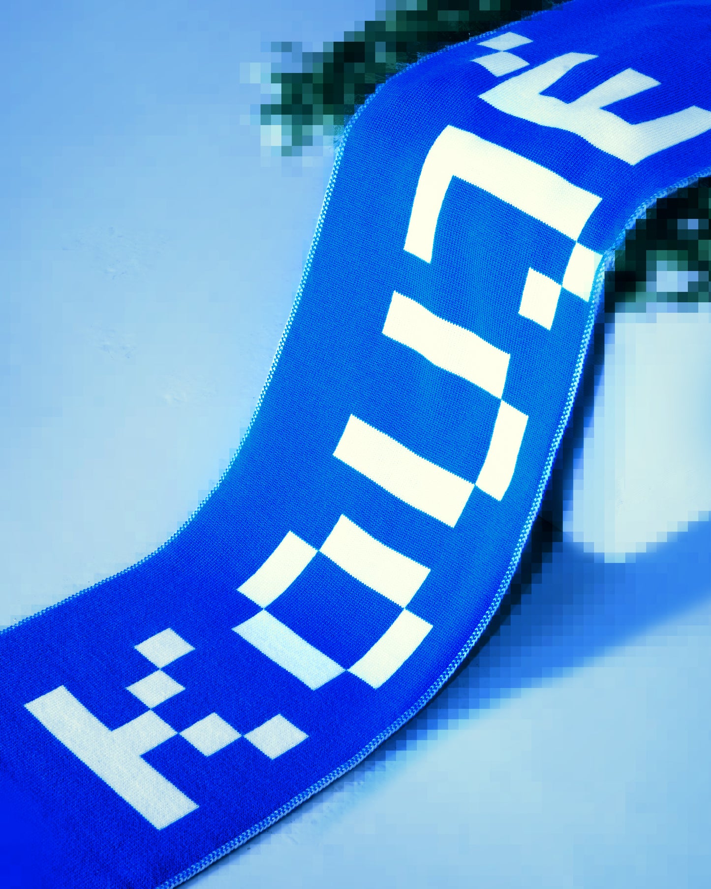 ÉCHARPE BLEU ET BLANCHE